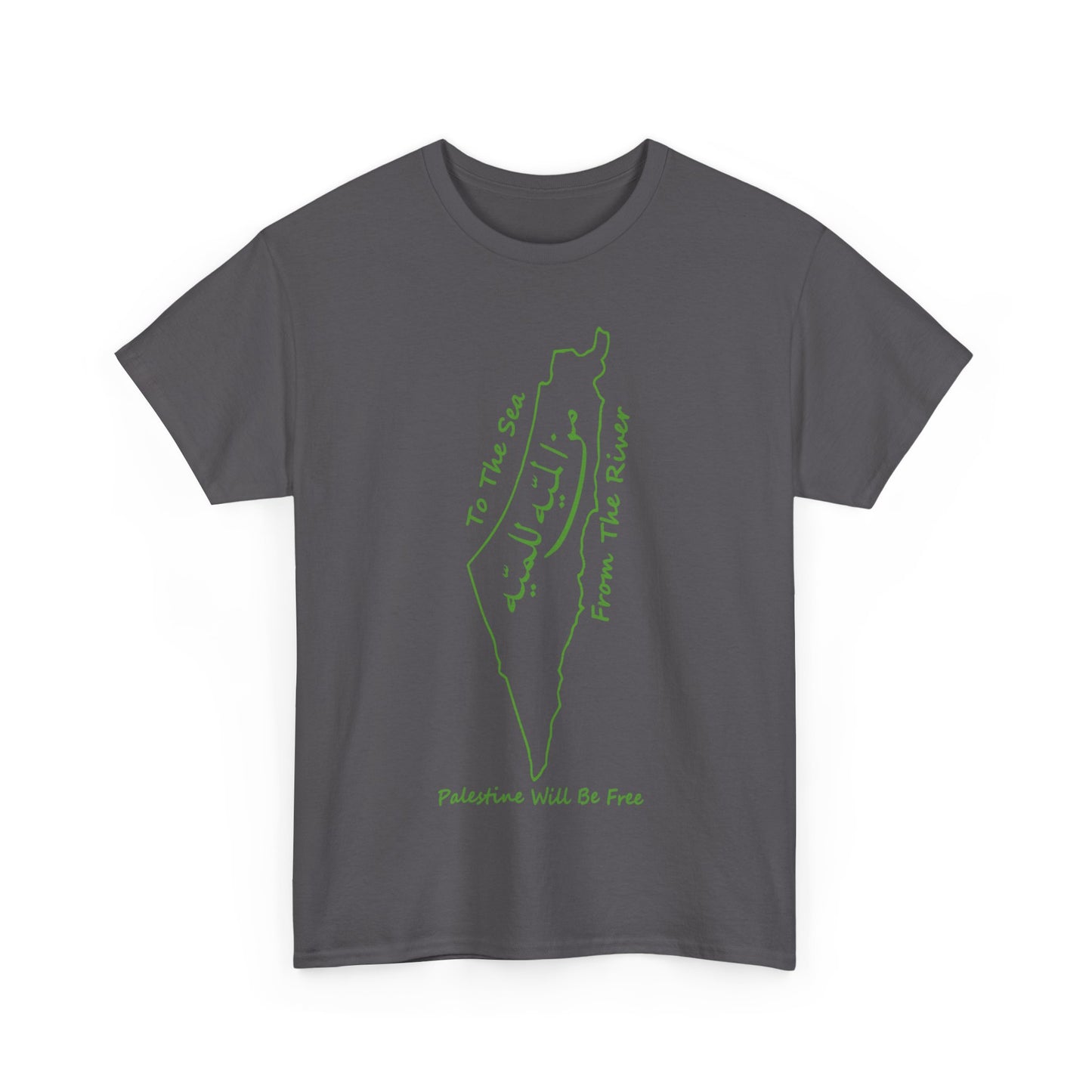 From the River to the Sea Palestine Will Be Free Map T-Shirt - Pro-Palestine Design, Free Palestine Graphic Tee, Solidarity T-Shirt