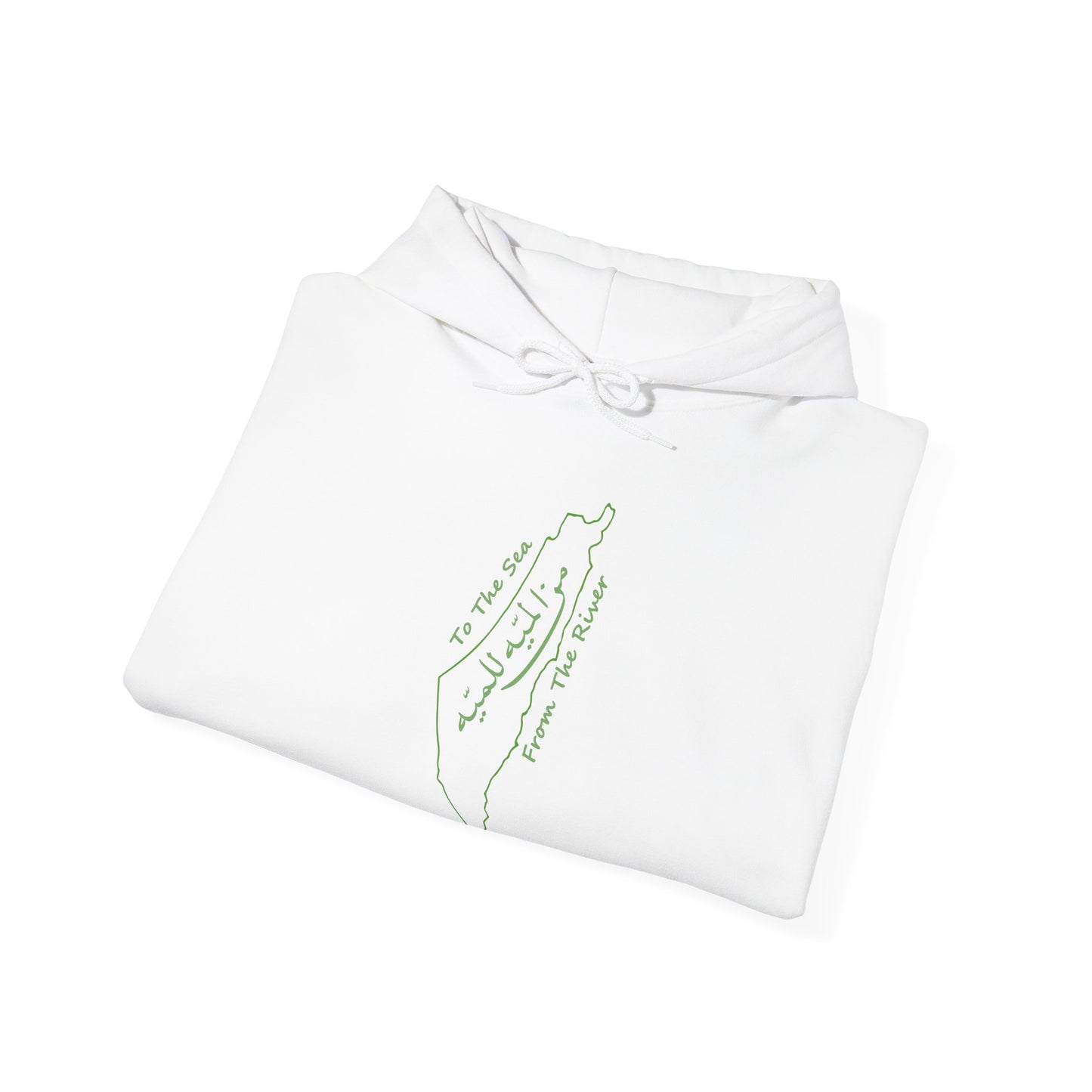Palestine Will Be Free Map Hoodie - Pro-Palestine Design, Free Palestine Graphic Hoodie, Solidarity Hooded Sweatshirt