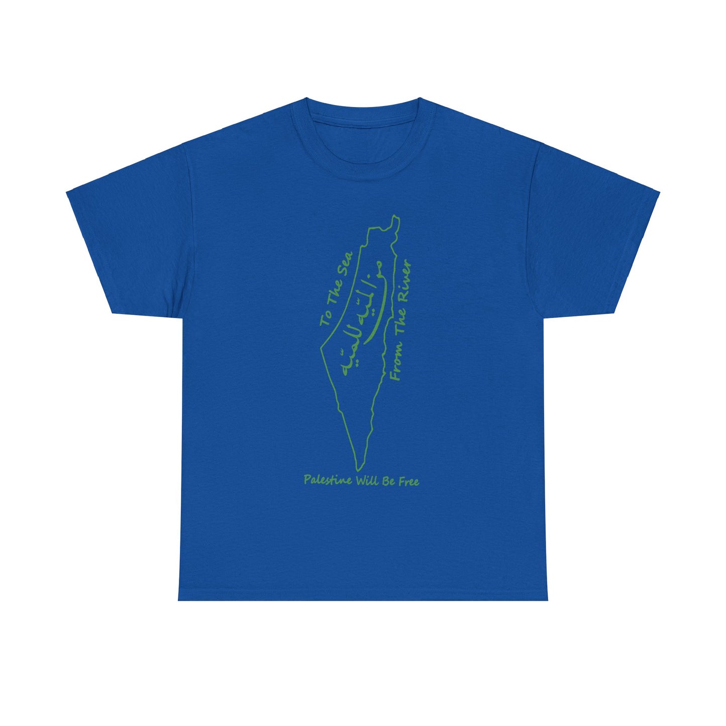 From the River to the Sea Palestine Will Be Free Map T-Shirt - Pro-Palestine Design, Free Palestine Graphic Tee, Solidarity T-Shirt