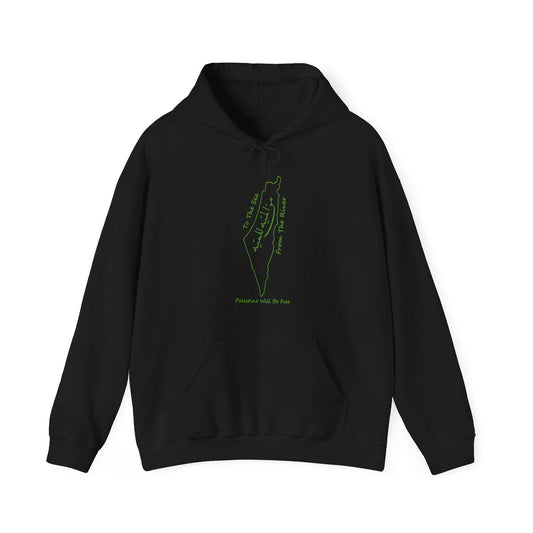Palestine Will Be Free Map Hoodie