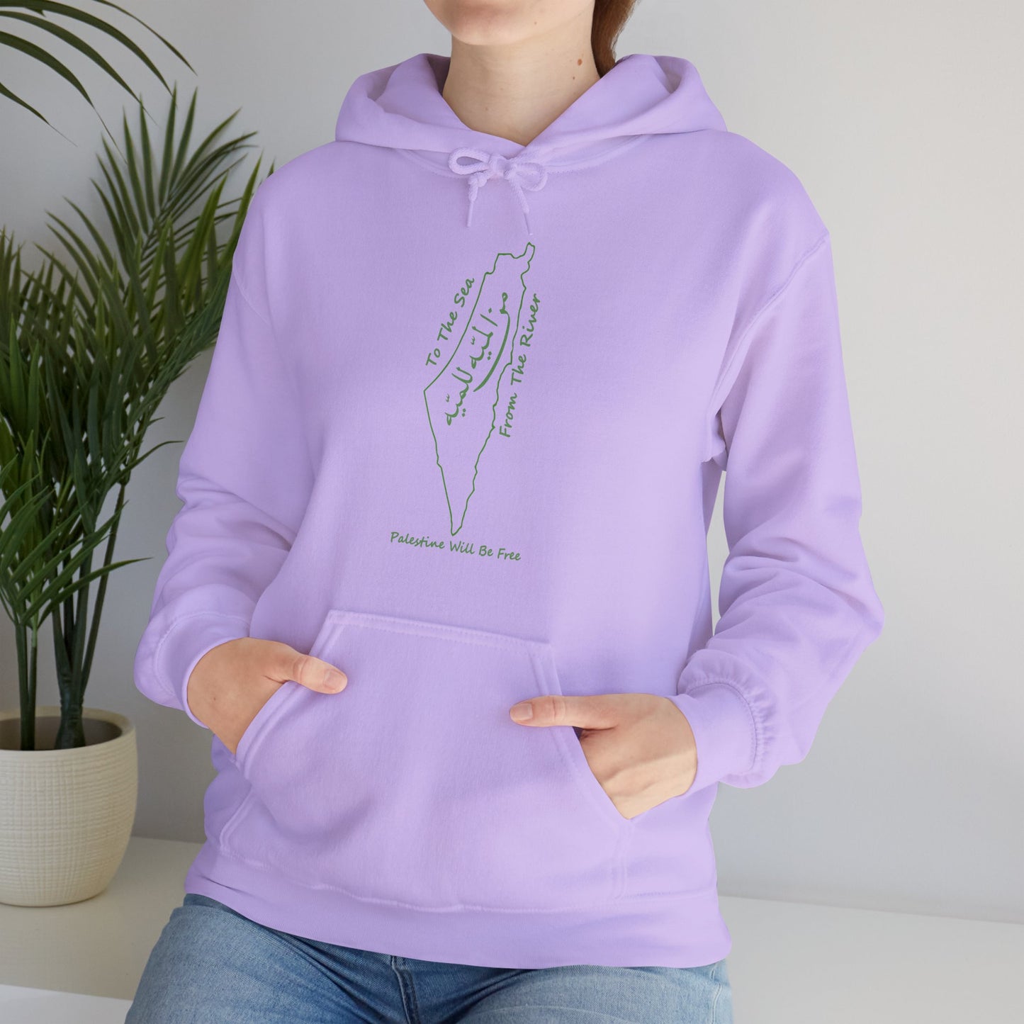 Palestine Will Be Free Map Hoodie - Pro-Palestine Design, Free Palestine Graphic Hoodie, Solidarity Hooded Sweatshirt