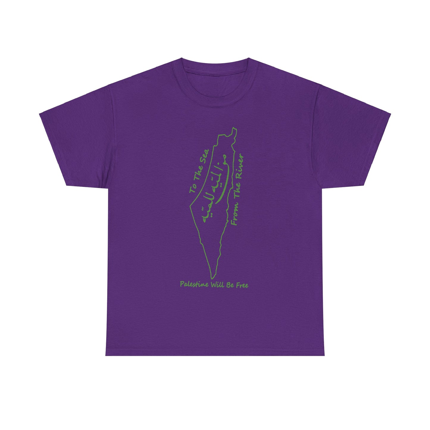 From the River to the Sea Palestine Will Be Free Map T-Shirt - Pro-Palestine Design, Free Palestine Graphic Tee, Solidarity T-Shirt