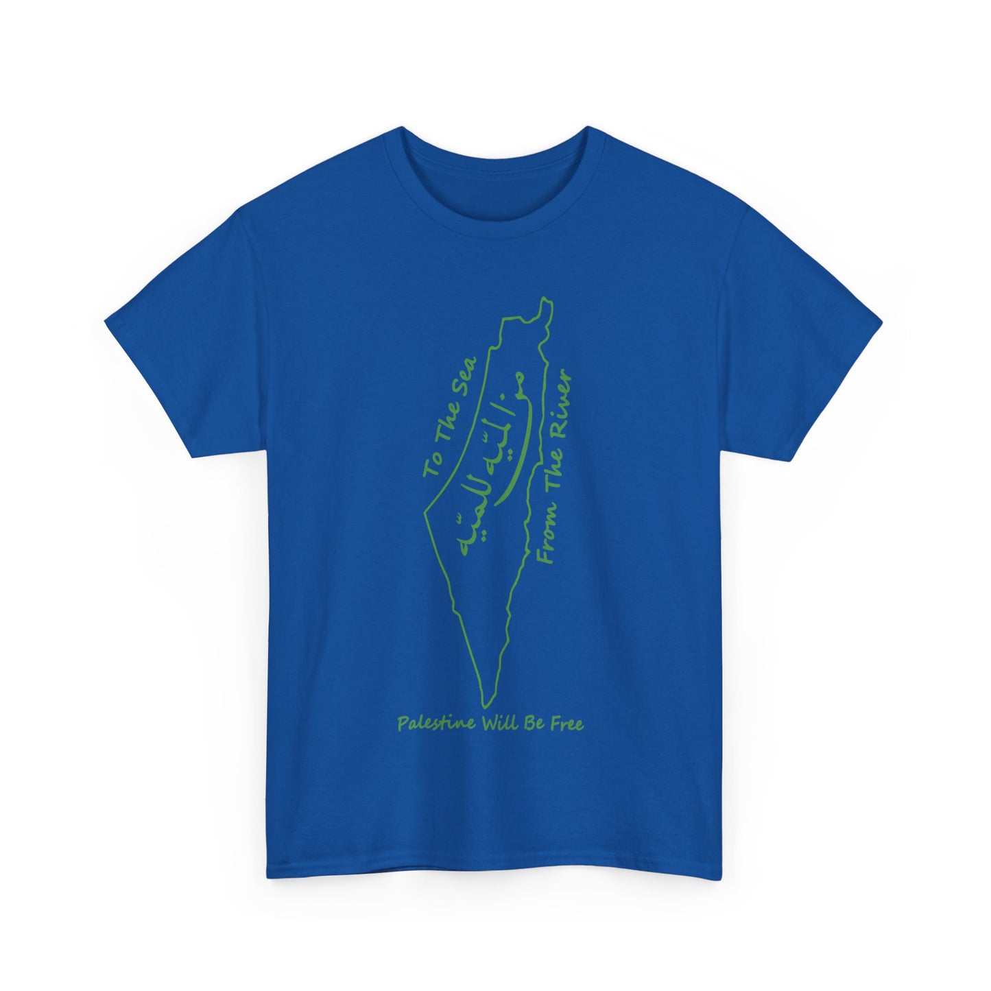 From the River to the Sea Palestine Will Be Free Map T-Shirt - Pro-Palestine Design, Free Palestine Graphic Tee, Solidarity T-Shirt