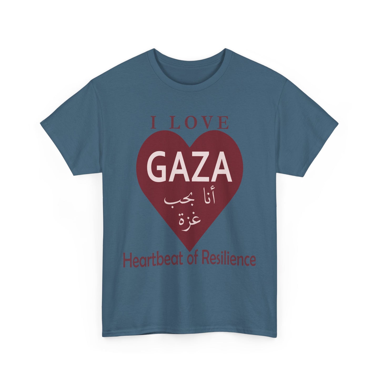 I Love Gaza, Heartbeat of Resilience, Palestine T-Shirt