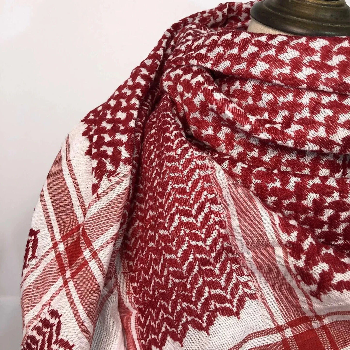 Nablus Kufiya Red & White