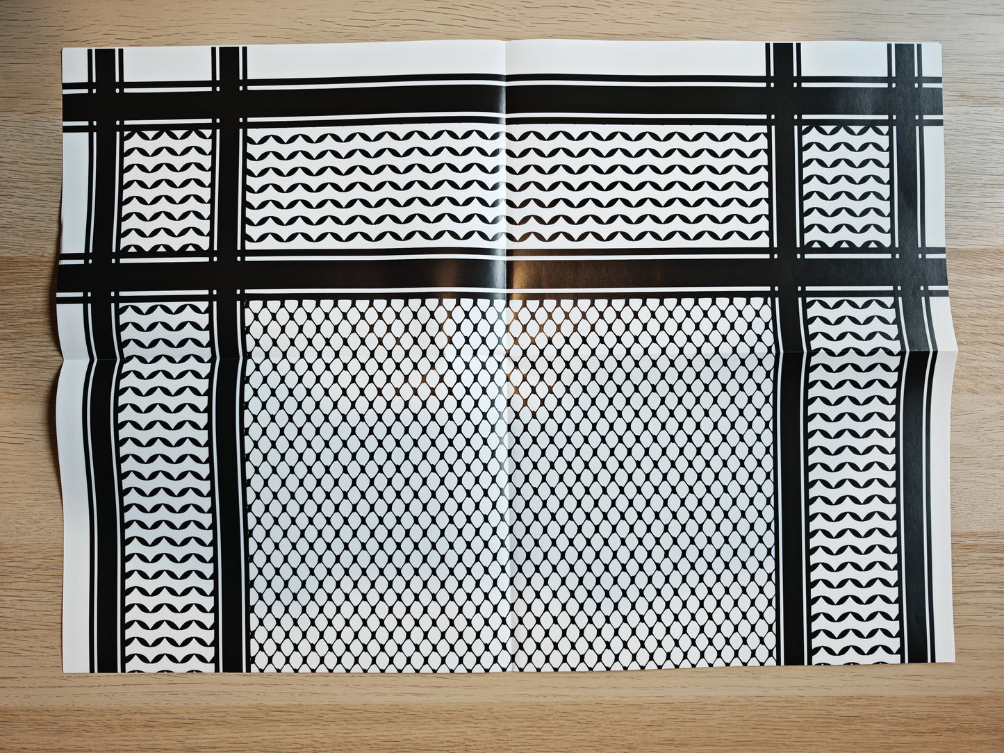 Palestinian Keffiyeh Gift Wrapping Paper (Eco-Friendly)
