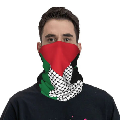 Neck Warmer Palestinian Flag Style