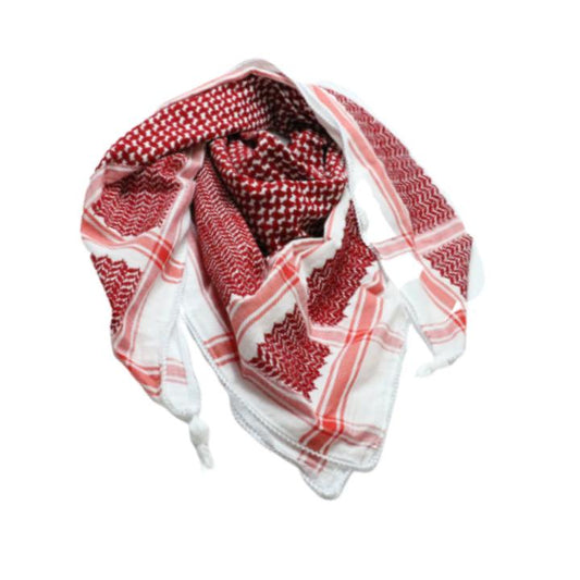Nablus Kufiya Red & White