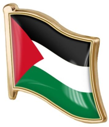 Palestinian Badge Flag